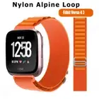 Soft Nylon Alpine Loop Strap Watch Band Wristbands for Fitbit Versa 3 / Sense AU