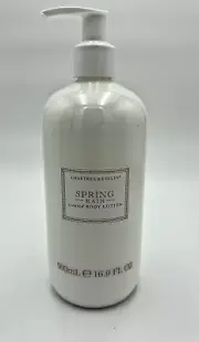 Crabtree & Evelyn SPRING RAIN Scented Body Lotion Pump Bottle 16.9 oz 500ml NEW