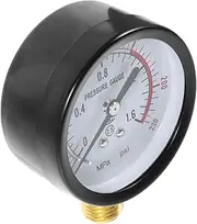 GARVALON Air Pump Pressure Measure Tool Oil- Compressor Pressure Gauge Portable for Blower Cleaner Pump