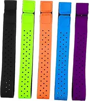 GANAZONO 5Pcs Adjustable Heart Rate Replacement Strap Comfortable High Elasticity Sports Armband for Fitness Activities Secure Fit for Intense Workouts