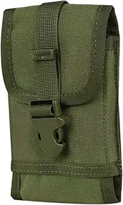 Camouflage Gadget Bag for Smartphones Waist Pouch for Outdoor Activities Hiking Running and Gaming Durable and Portable Design with Double Fixation for Easy