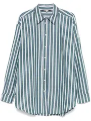 [REMAIN] striped shirt 32 Green