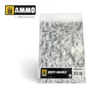 AMMO by Mig Jimenez White Marble Sheets (2 Laminated Cardboards)