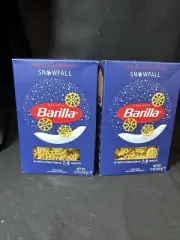 Barilla Snowfall Pasta Limited Edition Holiday 12 oz - Lot of 6 Expire 06-01-27