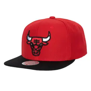 Mitchell & Ness NBA TEAM 2 TONE 2.0 SNAPBACK 球帽 公牛 黑紅