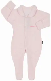 Bonds: Long Sleeve Orginal Poodelette Wondersuit - Blossom Pink Marle (Size 000)