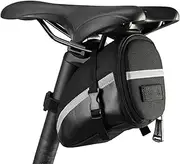 Cycling ycle Bike Seatpost Bag Pouch Seat dle Rear Tail Package Black Black One Size