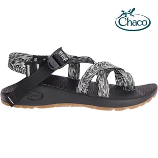 Chaco 女 Z/2 CLASSIC 越野運動涼鞋 夾腳款 / 黑白迷宮 / CH-ZCW02HK09