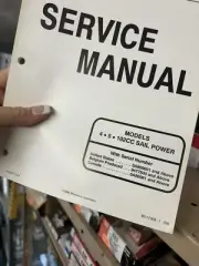 Mercury Service Manual 90-17308-1 , 4/5 Hp 102cc Sail master( Older Book )