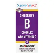 Superior Source, Children's B Complex with Vitamin C, 60 MicroLingual Instant Dissolve Tablets