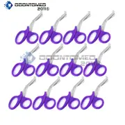 12 Purple Emt Paramedic Bandage Shears Ems Scissors 7.5"