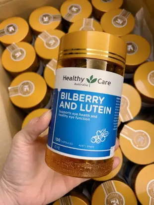 ​​​​​​​【澳洲Healthy Care​​​​​​​​​​​​​​】藍莓葉黃素 Bilberry & Lutein 120粒