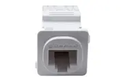 Cabac J6 Modular Jack, CAT6, RJ45, White - Each