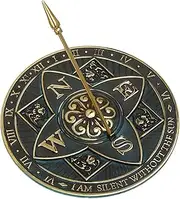 MEDIEVAL CRAFT Brass Rosette Sundial