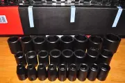 Proto J74206 1/2" Drive 25 Piece Metric Impact Socket Set - 6 Point 8-36MM USA