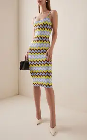 [Versace] Knit Midi Dress