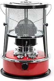 Portable Kerosene Heating Furnace Stove, 9000 BTU/H Paraffin Heaters for Home, for Indoor Outdoor, Patio, Deck, Home,Red