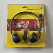 New Sealed Rosetta Stone Headset Microphone USB For Language Learning Software