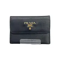 在飛比找蝦皮購物優惠-PRADA 名片夾男士 黑色 日本直送 二手