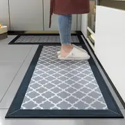 2 PCS Non Slip Kitchen Floor Mat for Front Sink