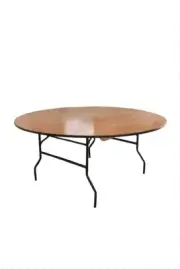 10 Round Banquet Folding Trestle Tables Package Deal 18mm Thick 11Ply Wood Top 1