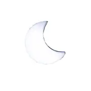5PCS Light Sensor Control Mini Moon Shape Night Light for Sleeping