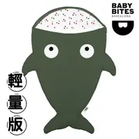 在飛比找momo購物網優惠-【BabyBites 鯊魚咬一口】純棉嬰幼兒睡袋-輕量綠卡其