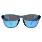 Oakley Sunglasses Frogskins OO9013-F6 Crystal Black Prizm Sapphire Polarized