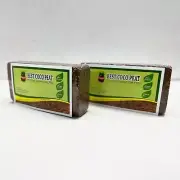 Best Coco Peat-Premium Coir Pith 2 Brick Pack, 650g/1.4 Lbs,Lowest EC & Ph Value