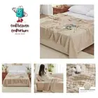 6 Layer 100% Cotton Muslin Blanket, 108"x90" King Size for Bed Couch, Apricot...