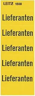 Leitz 15080000 Inhaltsschild suppliers Self-Adhesive Pack of 100 Yellow