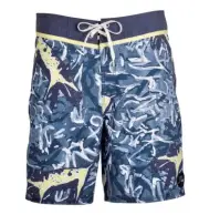 QUIKSILVER 19" AG47 Ghetto Yoke Grey Blue Board Shorts Swim Trunk NEW Mens 31 32