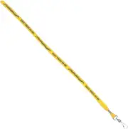 Don't Tread on Me J-Hook Lanyard, Black Imprint on Black