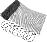 ifundom 1Set Garden Fence Netting Mesh Animal Barrier for Outdoor Use with Ties for Lawn Edging Poultry Protection and Flower Bed Separation