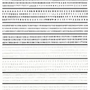 Woodland Scenics DT575 Mini Lettering, Dry Transfer, Black & White (1 Sheet)