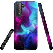 For Samsung Galaxy S22+ Plus Case, Armour Cover, Abstract Galaxy