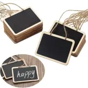 20 Pack Mini Chalkboard Tags for Basket, Erasable Chalkboards with Hanging St...