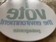 Patagonia I Vote Inside Glass Application Decal/Sticker Limited Edition