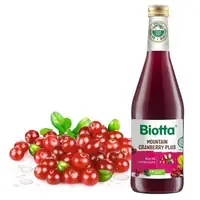 在飛比找森森購物網優惠-Biotta百奧維他-蔓越莓配方果汁(500ml*6瓶)