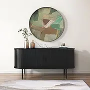 Sideboard with Sliding Doors (Black)