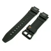 Genuine Casio Black Rubber Watch Band Strap - Pro Trek Triple Sensor SGW-1000-1A