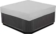 Outdoor Square Hot Tub Cover 210D Waterproof SPA Spring Pool Protector Dustproof Anti-UV Multiple Sizes to Choice Garden SPA Cover for Hot Tub,240 * 240 * 85cm