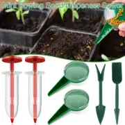 6Pcs Mini Sowing Seed Dispenser Sower Set Manual Handhold Seedlings Dibber⌒⊂
