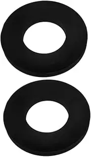 2 Pcs Rubber Bushing Rings Vibration Top Automotive Vehicle Absorption Damping Buffer Cushion Shock Mount Ring Absorbers Bushings Fit Front Suspension Rubber Black