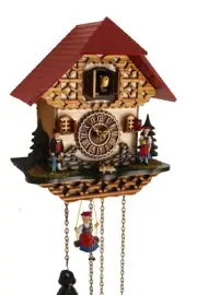 cuckoo clock black forest quartz german music house style new traditional