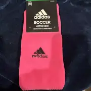 Adidas Neon Pink Metro Sock Soccer M Arch & Ankle Compress, New