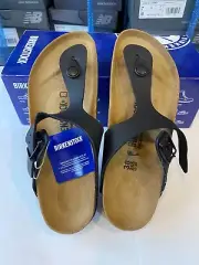 BIRKENSTOCK Gizeh BS Black Women's Slide Casual Sandals [EU:38/245] NWT 0043693