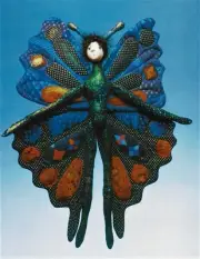 Cloth Art Doll Pattern "Glitterbug" By Julie McCullough