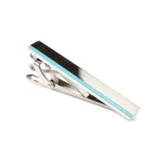 Sky Blue Tie Bar Silver / Sky Blue