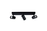 Aster Modern 3-Light Flush Ceiling Spot Track Light Lamp Black